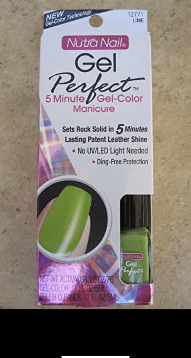Nutra Nail Gel Perfect 5 Minute Gel-Color Lime/groen