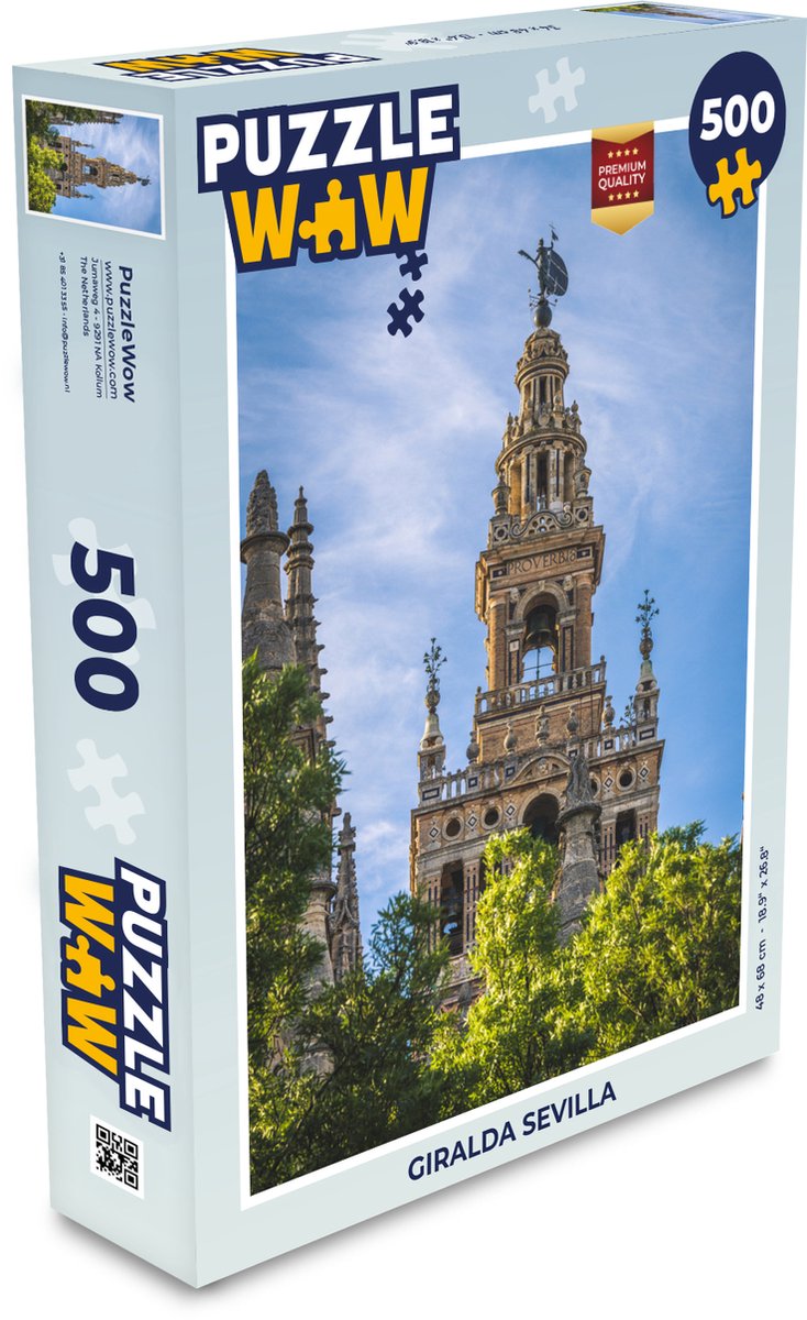 Afbeelding van product Puzzel 500 stukjes Sevilla - Giralda Sevilla - PuzzleWow heeft +100000 puzzels
