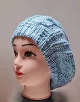 Winter - Muts - Warm - Dames - gebreid - blauw - dames - pet - hoofddeksels - hoofddeksel
