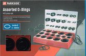 420 stuks inside 3 - 50mm/ o- ring assortiment/ 16 afmetingen/ R-01 t/m R-16/ID/SD/ in stevige box/ verschillende afmetingen en de hoeveelheden per afmeting O ring is niet gelijk