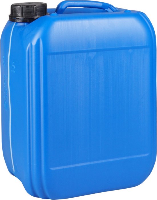 10 liter jerrycan - voor water en gevaarlijke vloeistoffen - blauw | bol