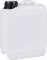 2,5 liter jerrycan - voor water en gevaarlijke vloeistoffen - naturel