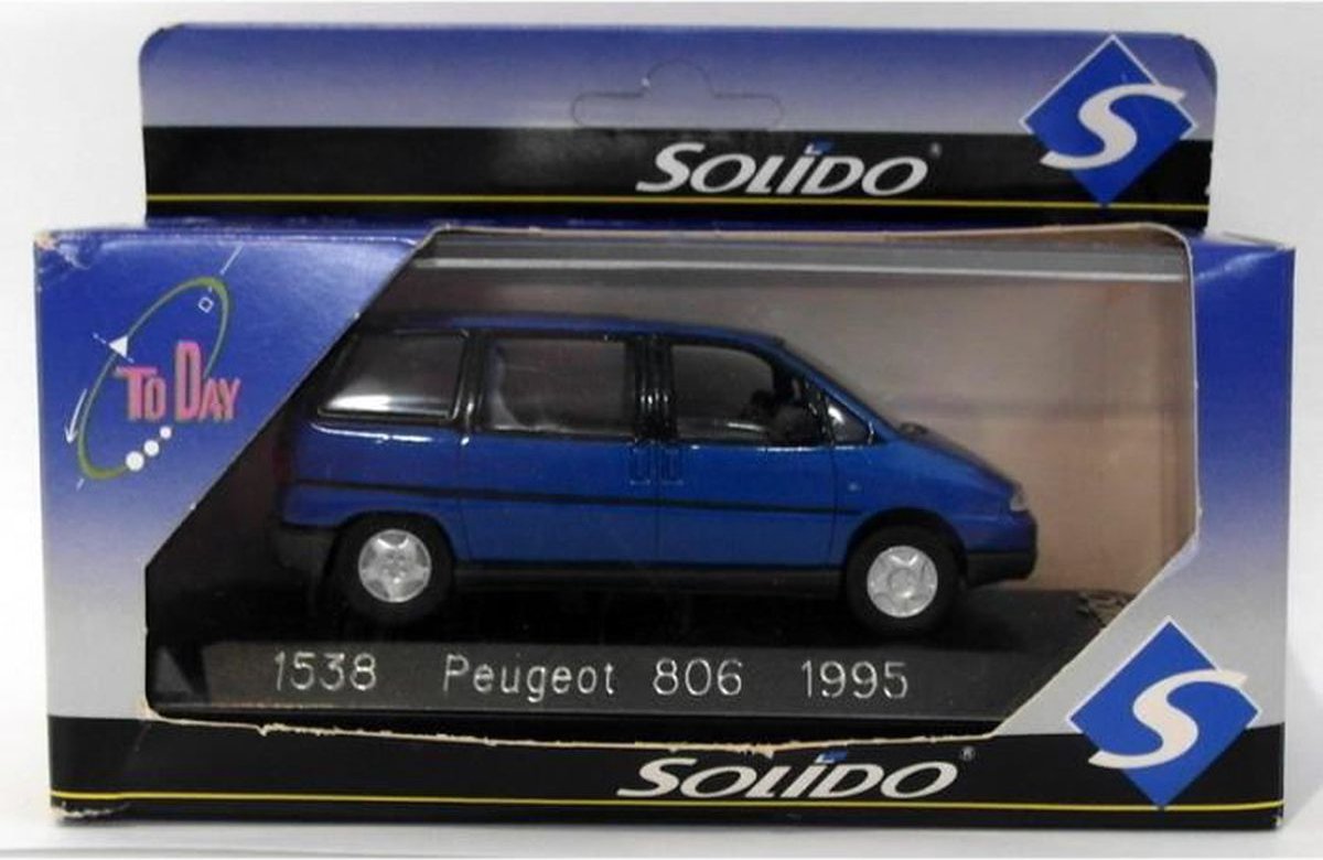 SOLIDO °°° VOITURE POMPIER PEUGEOT 806 °°° 1/43 ème (D'occasion) à