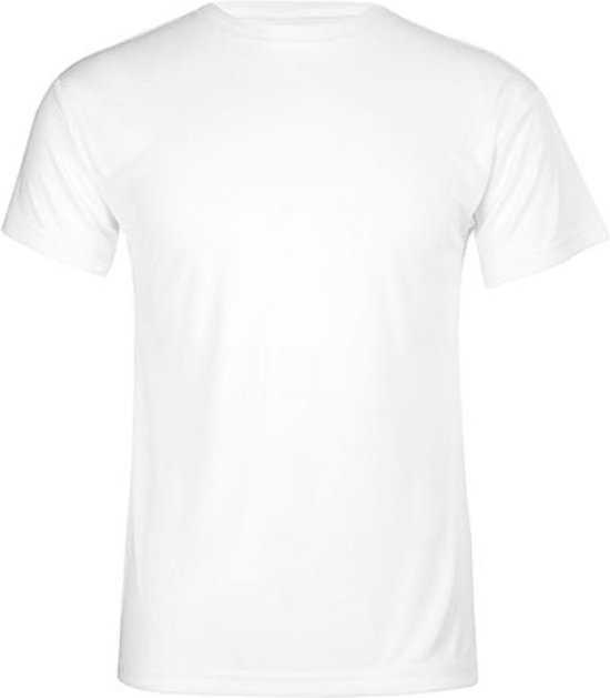 Herensportshirt 'Performance T' met korte mouwen White - 4XL