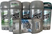 Men Speed Stick Deodorant Sticks - Ultimate 6 star collectie - 6 x 85 gr. (XL Sticks) - Try Out - Active Fresh, Sport, Ocean Surf, Power Fresh, Regular & Unscented