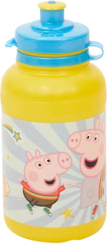 Kinderdrinkfles 580ml Bluey Drinkfles 580 Ml - Officiële Merchandise, BPA-vrij, Lekvrij Rietje, Voor School Bluey Karakters Fles