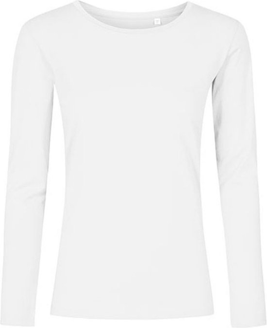 Women´s T-shirt met lange mouwen White - XL