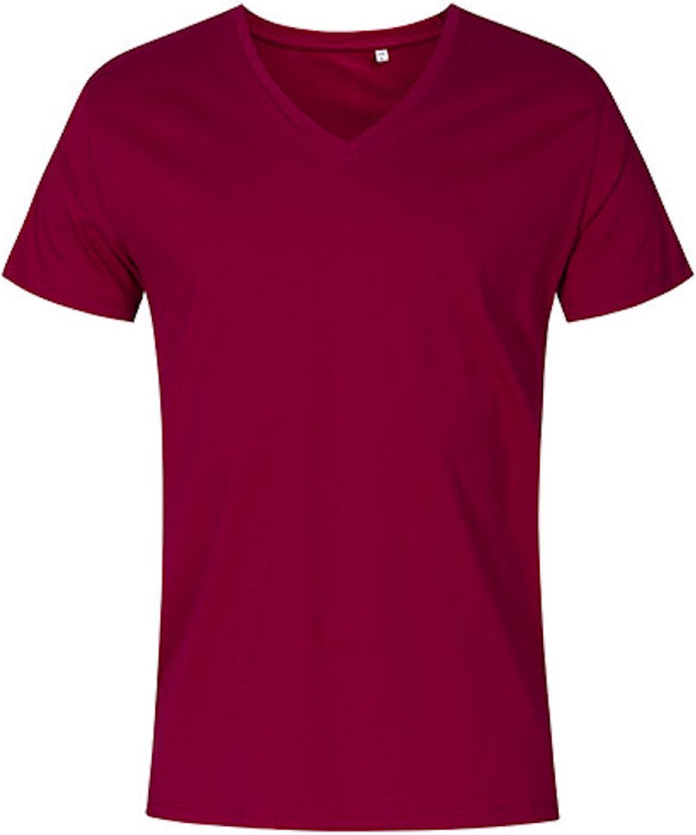 Promodoro Men´s V-Neck T-Shirt XO1425 - Berry - 3XL