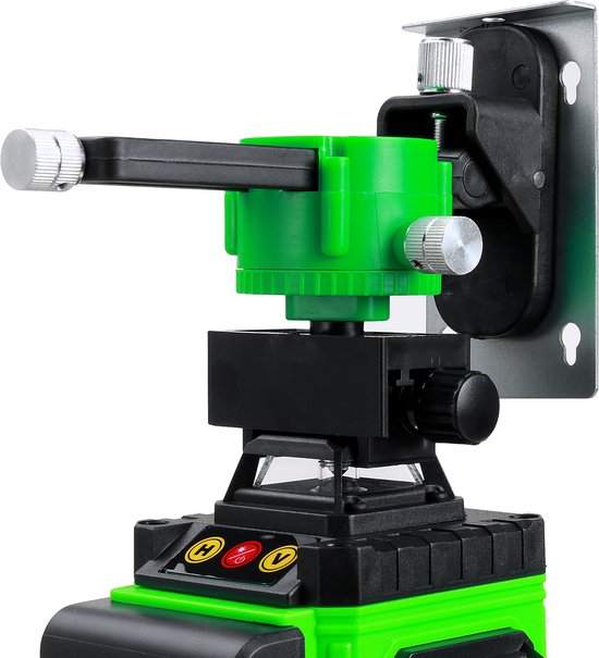 3D Laserwaterpas 16 Lijnen Groen 360º Automatisch Kruislijn Laser Touchscreen IP54 Stofdicht en Waterdicht - Merkloos