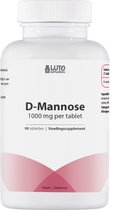 D-mannose tabletten - Hoog gedoseerd - 1000 mg per tablet - 90 porties per verpakking - Luto Supplements