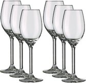 6x Verres Porto/ Sherry transparent 140 ml série Esprit - 14 cl - Verres à liqueur