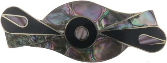 Behave - Haarspeld - Schelp - Golvend design - 9,5 cm