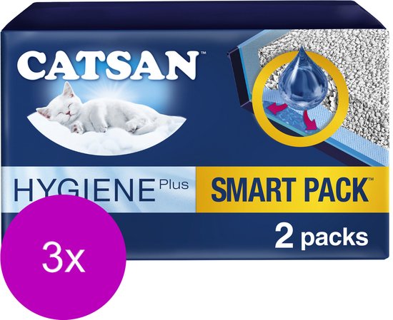Catsan Smart Pack - Kattenbakvulling - 3 x 8 l