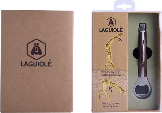 Forge de Laguiole met kurkentrekker 22121INOL, olijfhout | Voordelig
