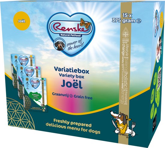 Renske Vers Hond Variatiebox Joël Graanvrij 15 x 375 gr