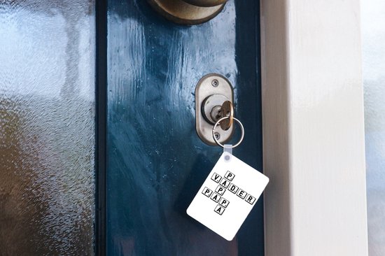Porte-clés - Citations - Père - Dictons - Papa - Documents - Plastique - Cadeau Vaderdag - Cadeau - Cadeau pour lui - Astuce - Hommes