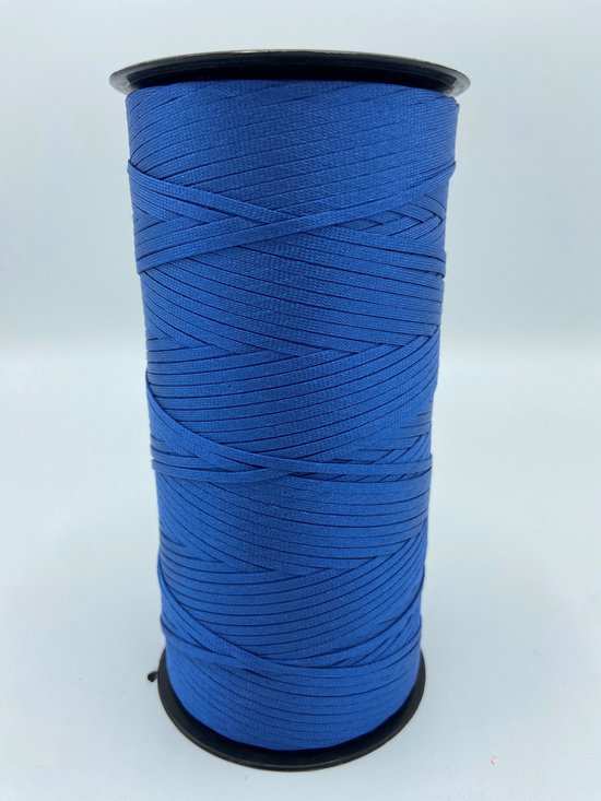 Lint polyester 3mm blauw bol