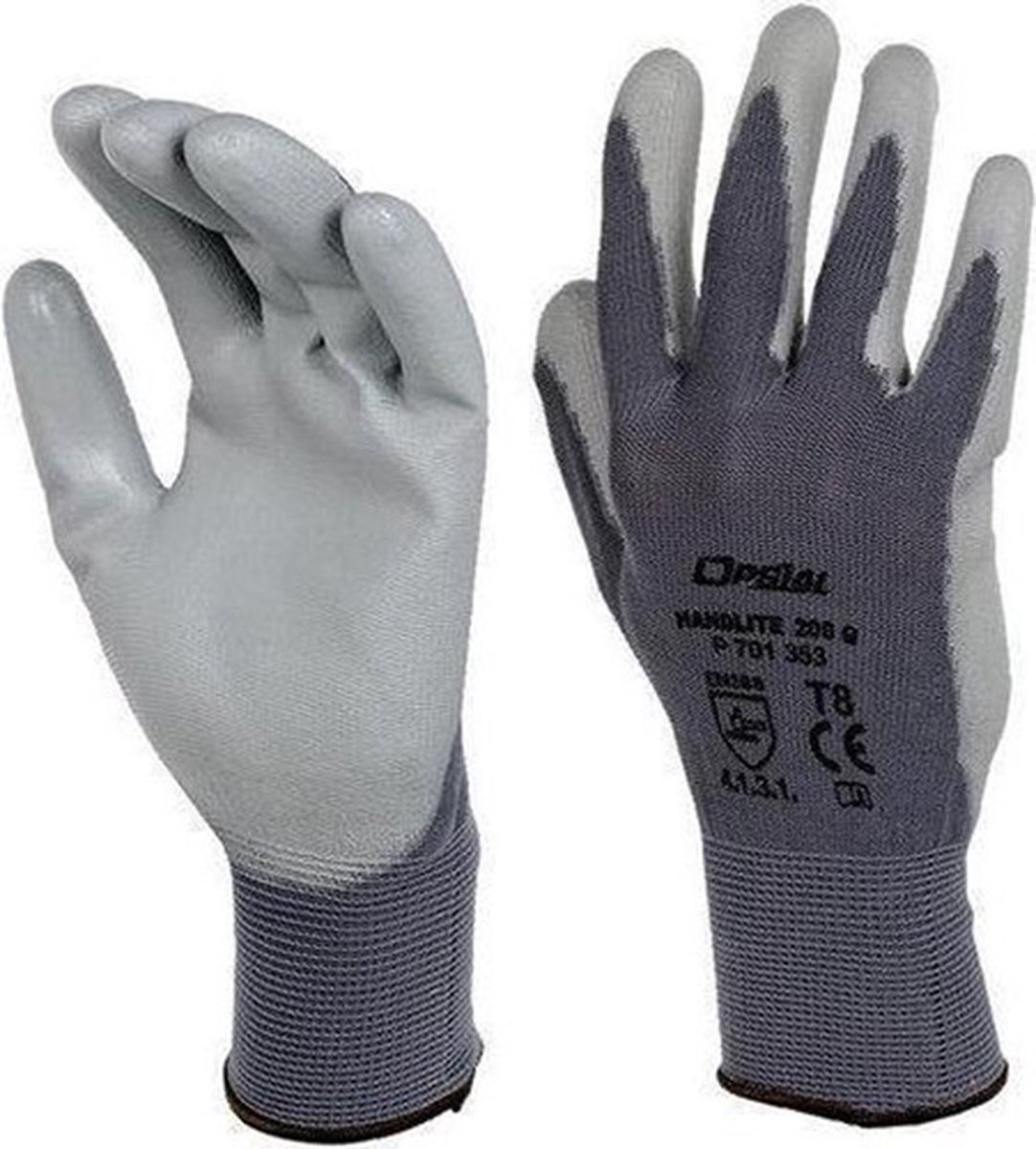Opsial werkhandschoenen 4131 handlite 200 g mt.7 ( a 1 pr )