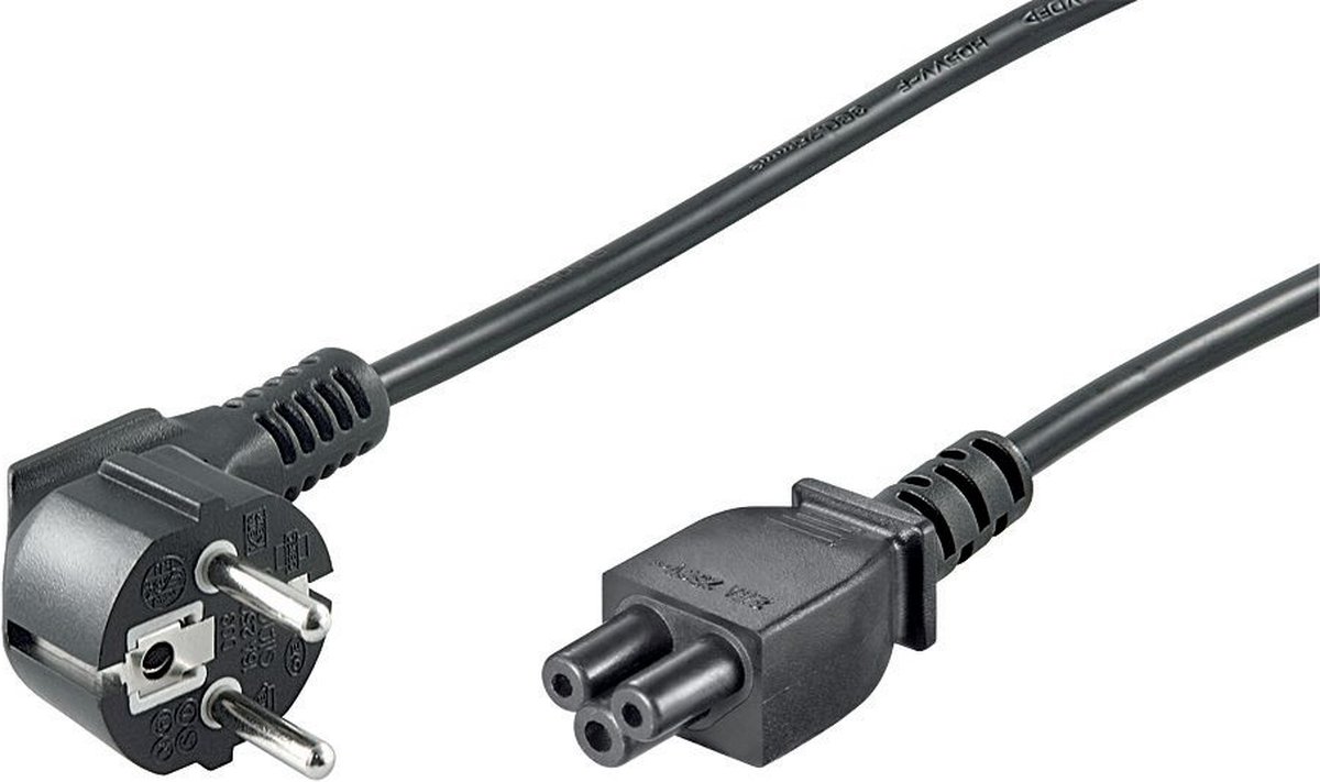 Microconnect 10m CEE 7/7-C5 10m CEE7/7 C5 stekker Zwart electriciteitssnoer