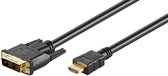 Microconnect - HDMI naar DVI-D kabel - 5 m - Zwart