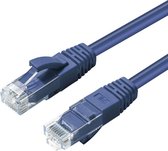 Microconnect netwerkkabel: UTP CAT6 0.2M Blue LSZH