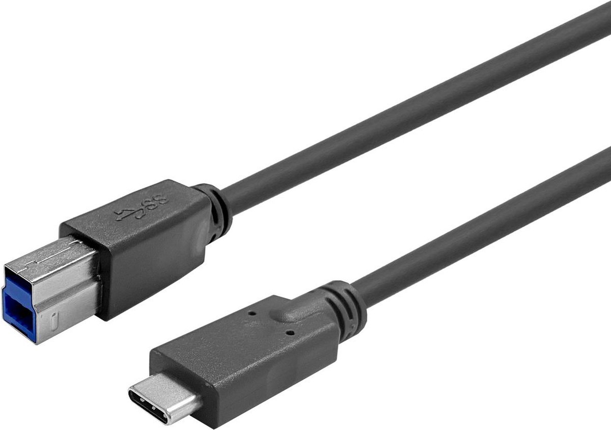 Vivolink PROUSBCBMM10 USB-kabel USB 3.2 Gen 1 (3.1 Gen 1) 10 m USB C USB B Zwart