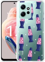 Cazy Hoesje geschikt voor Xiaomi Redmi Note 12 4G Lavalampen