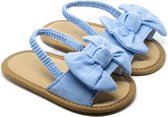 Siya Baby - sandalen - meisjes - blauw - strik - maat 18