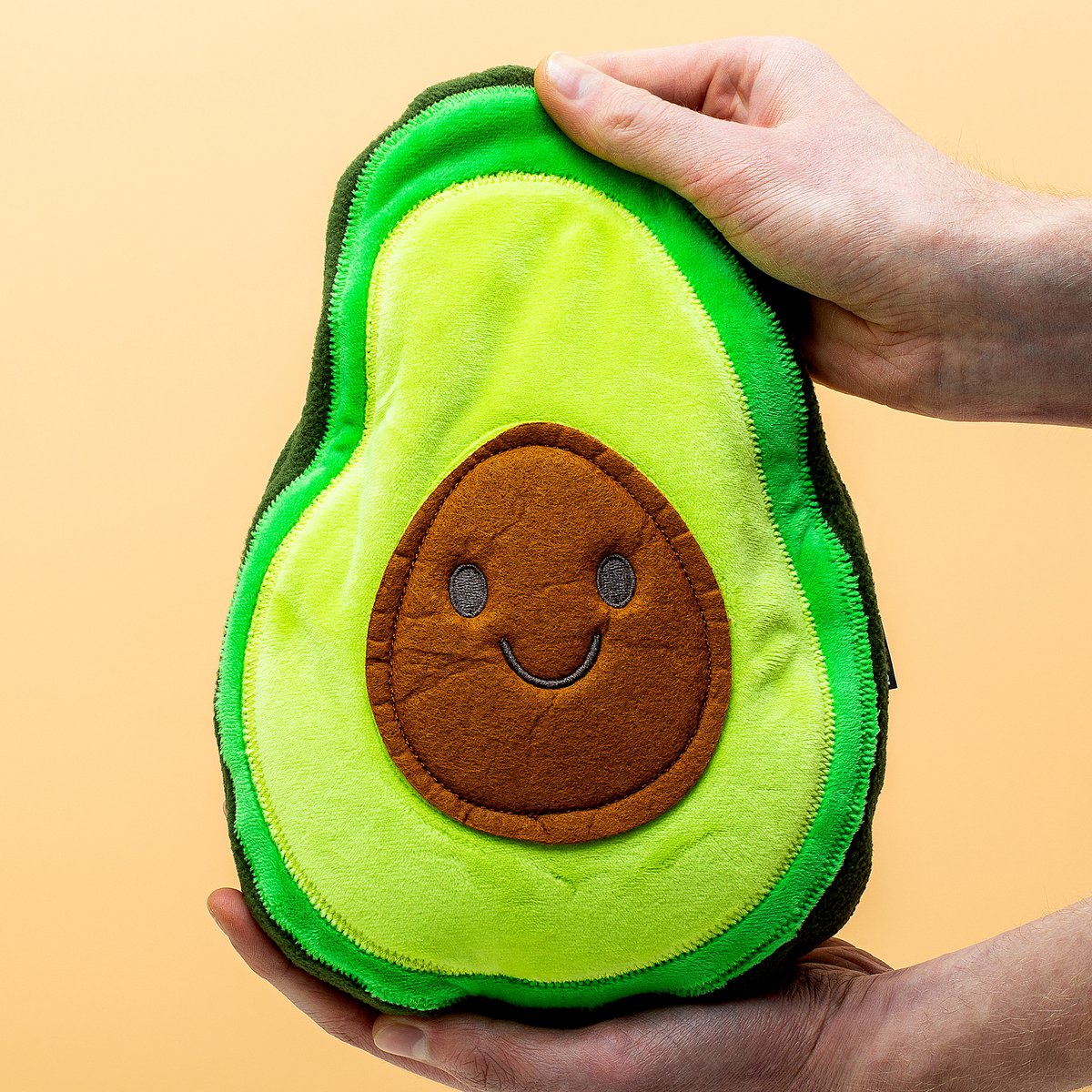 Knuffelige Avocado Bitten - warmteknuffel voor magnetron