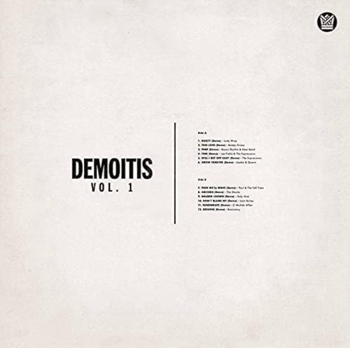 Various Artists - Demoitis Vol.1 (LP) (Limited Edition)