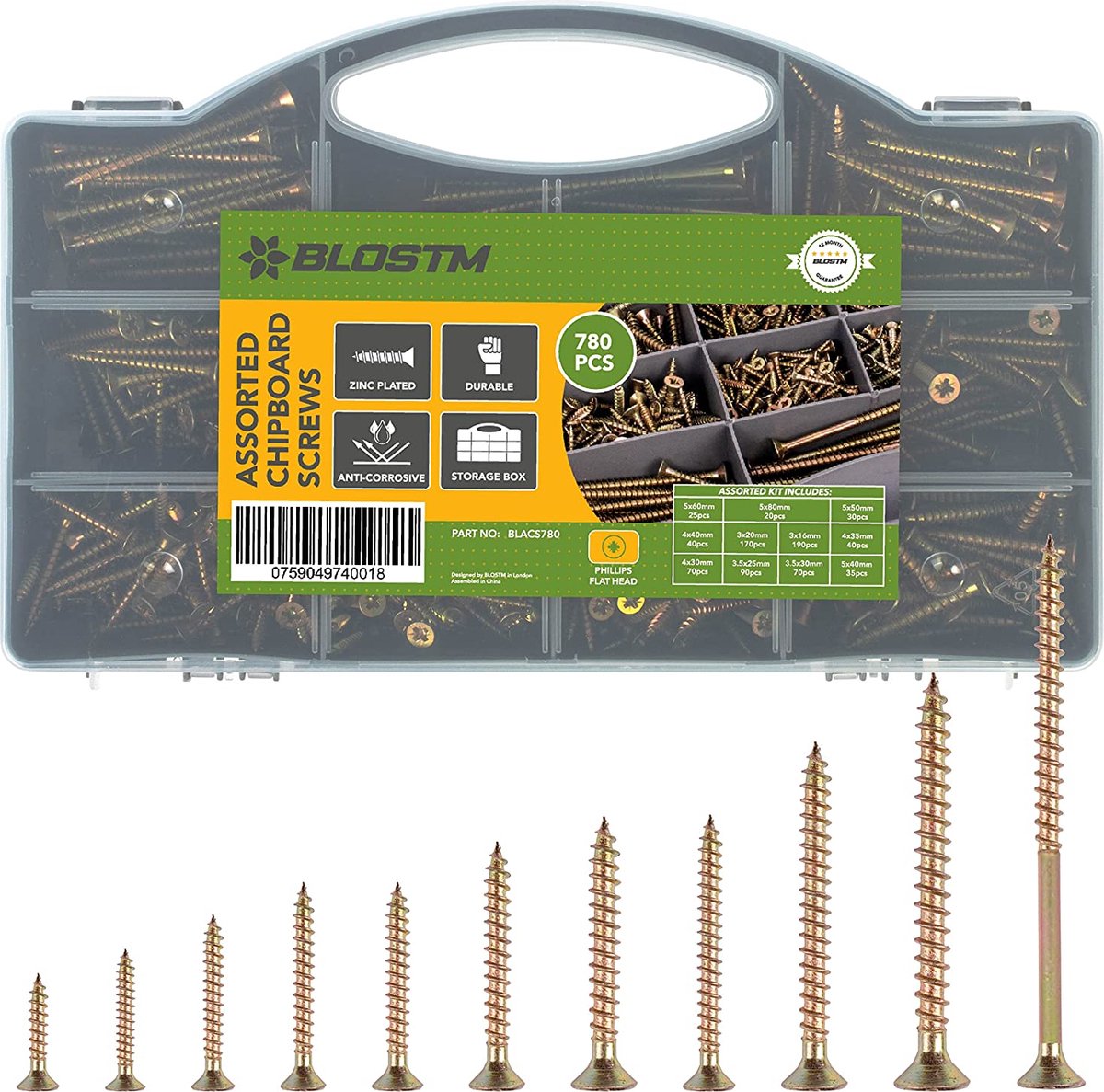 Houtschroeven torx (6.0x200) 100 stuks per doos – Isolatie Online