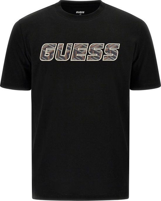 GUESS T-shirt Zwart Homme L | bol