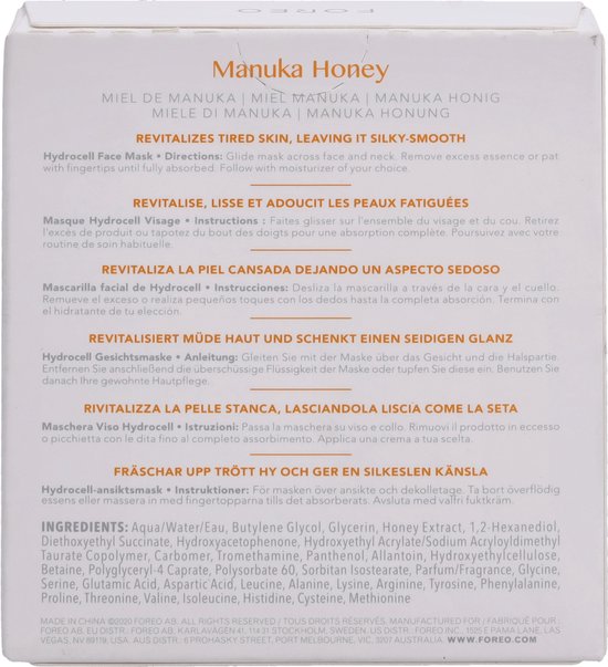 FOREO – Gezichtsmasker Manuka Honey voor UFO™ - FOREO