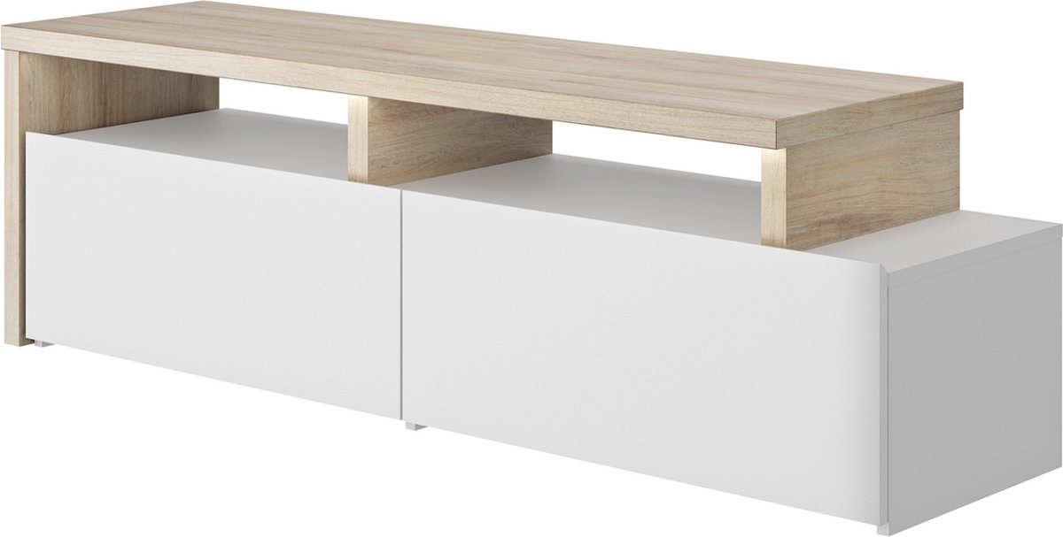 Belfurn - Tv meubel 150cm draaibaar FIZZ met LED