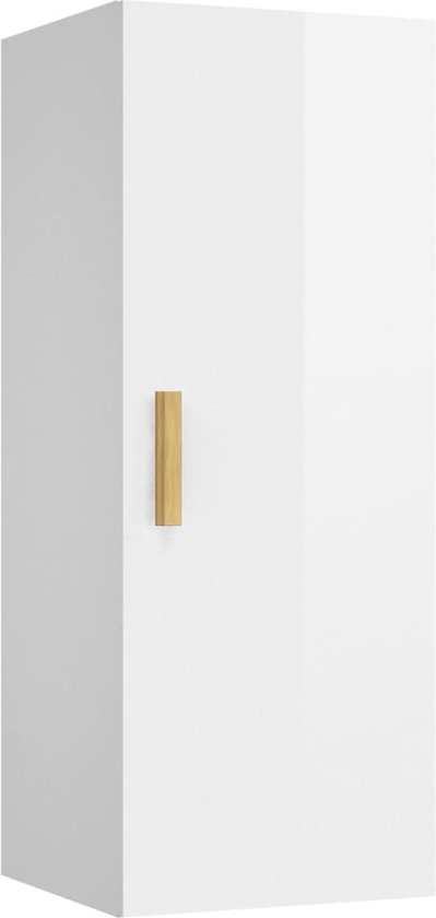 vidaXL-Wandkast-34,5x34x90-cm-bewerkt-hout-hoogglans-wit
