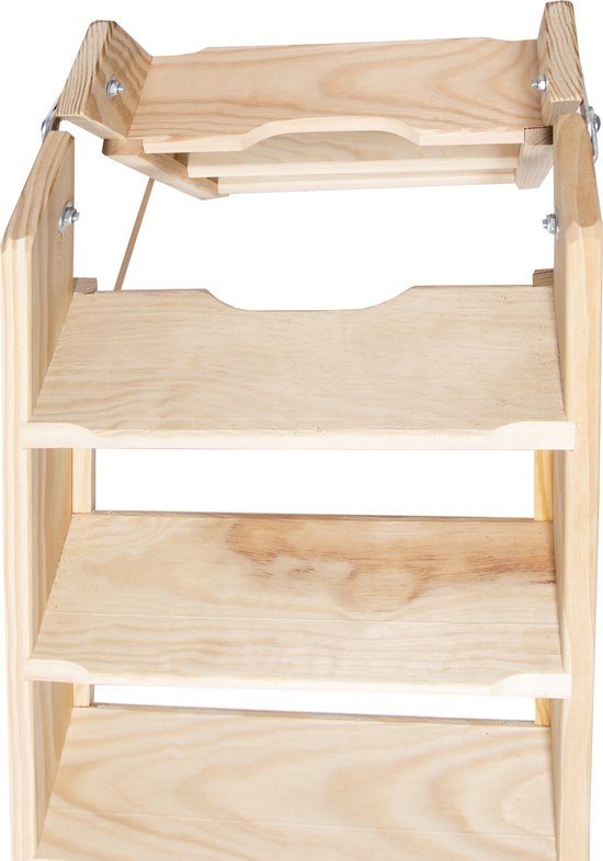 Druk Geïmpregneerd Houten Trapwang HANDYSTAIRS Open Trap Met Kwartslag