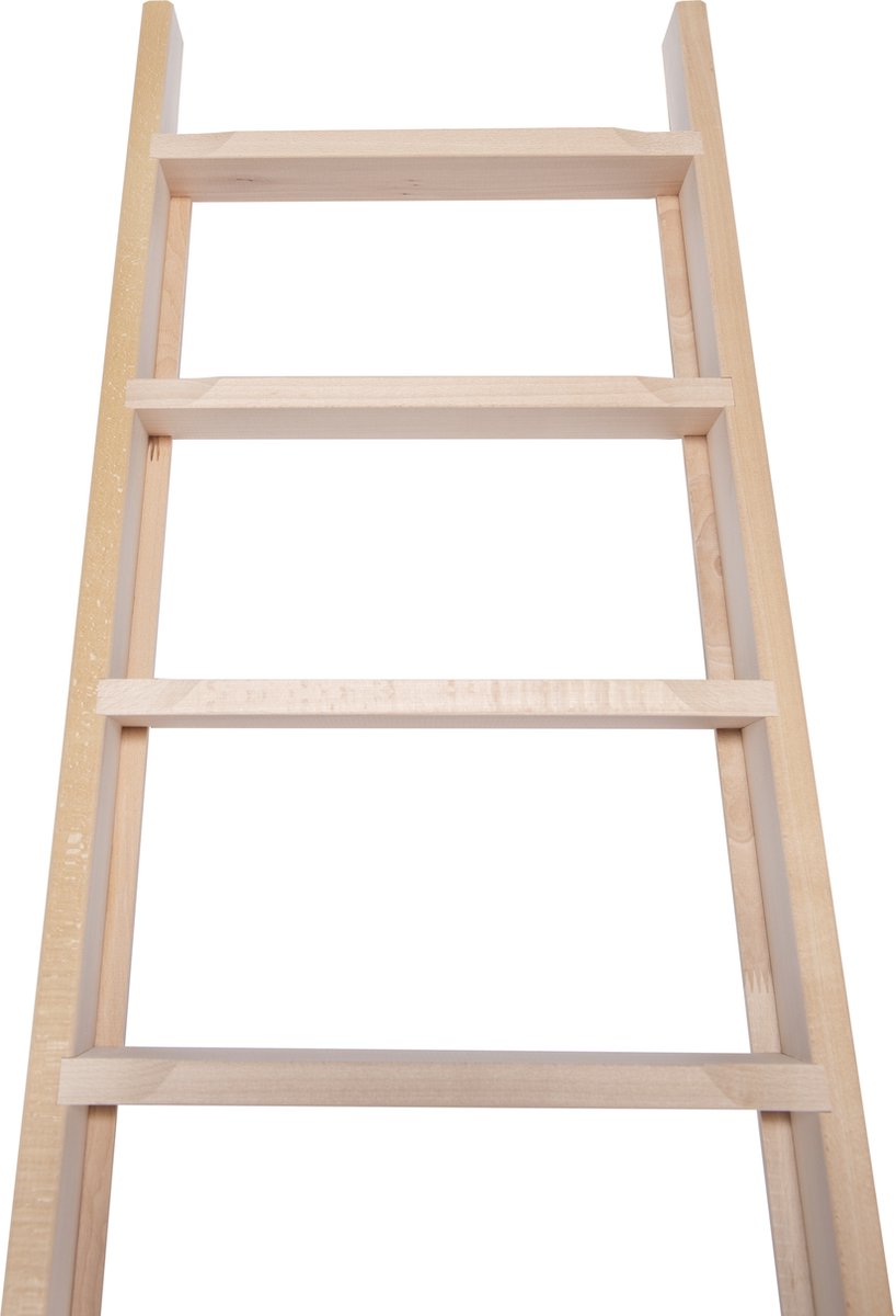 Zoldertrap 6 treden Stahoogte 323 cm Houten ladder