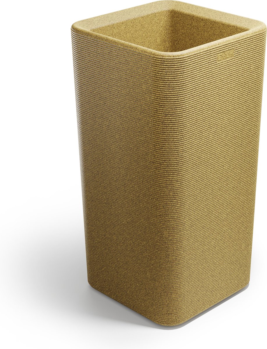 Otium bloembak dubbelwandig Linea 40 cm ochre cork