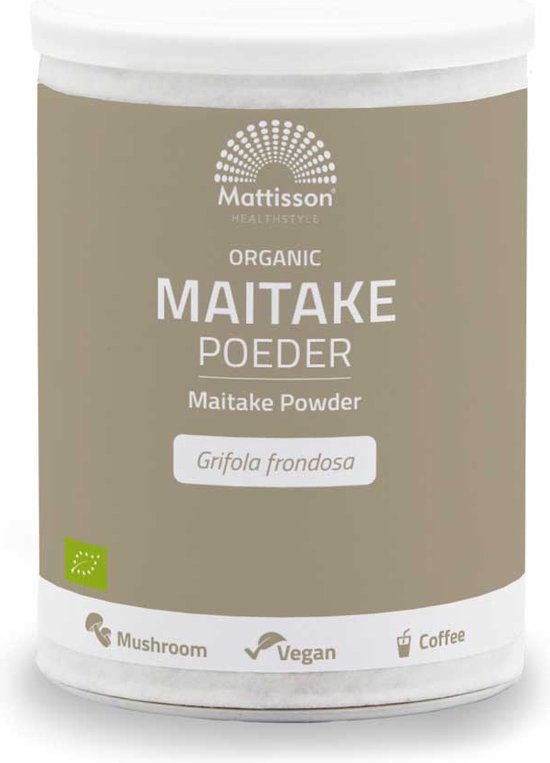Mattisson - Biologisch Maitake poeder - Maitake Eikhaas Paddenstoelen Supplement - 100 gram