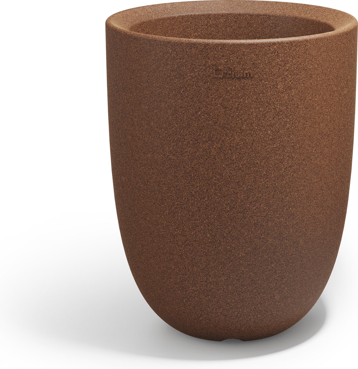 Otium bloempot dubbelwandig Amphora 45 cm terra cotta cork