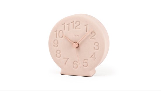 Lemnos SIO2 Horloge de table Rose