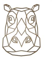 Woodyou - Houten Wanddecoratie - Maxi Nijlpaard - Geometrisch - MDF 6mm