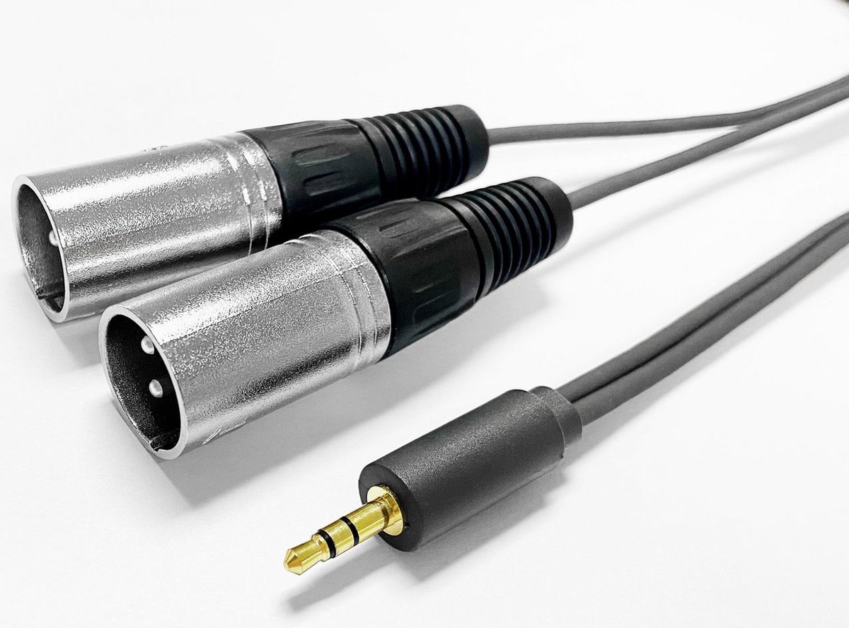 Vivolink PROMJXLRS15 audio kabel 15 m 3.5mm 2 x XLR Zwart