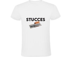 Stucces Heren T-shirt - stukadoor - spaan - vakman - stucwerk - plafondwerker