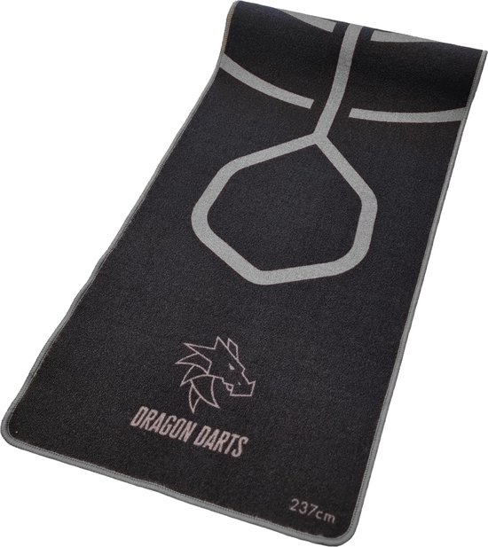 Dragon Darts - dartmat - Bullseye Grey - 237x60 cm - dart mat - dartmatten van Dragon Darts — afbeelding 3