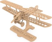 Ilo Build 3D Houten Modelbouw Sopwith Camel, NUI-105, 25x18x16cm