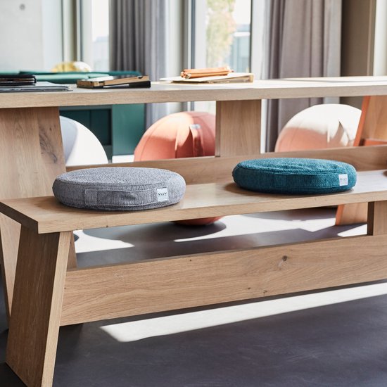 Cuscino Per Equilibrio PIL&PED LEIV | Rivestimento In Tessuto, Ø 360 Mm, Colore Petrolio | Con Pompa - Foto 4