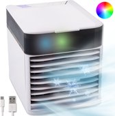 Silvergear Mini refroidisseur d'air avec Water - Air Cooler / Refroidisseur d'air - Refroidisseur d'air - AC - USB - LED - Wit