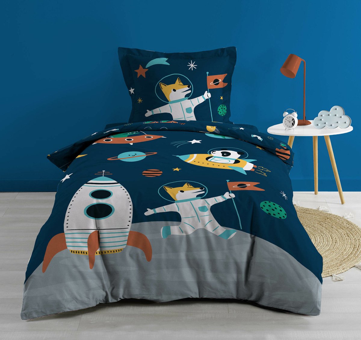Home Passion Dekbedovertrek 3-Delig 220x240cm - 100% Katoen Grijs Voor 2 Personen