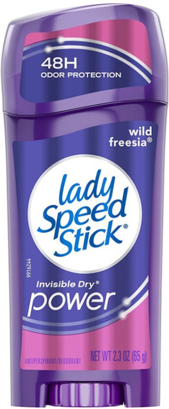 Lady Speed Stick - Invisible Dry Power Wild Freesia - 65 Gram